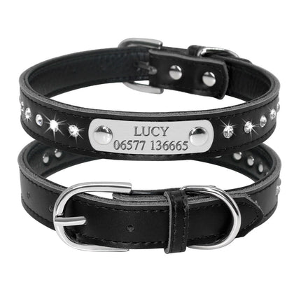 Pet Personalized Leather Collar - wnkrs