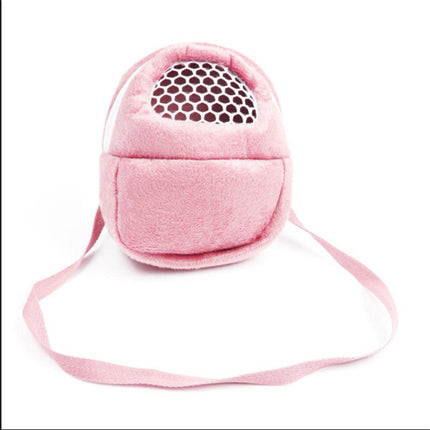 Small Plush Pet Shoulder Carrier Bag - wnkrs