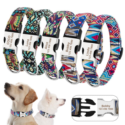 Personalized Nylon Tag Collar - wnkrs