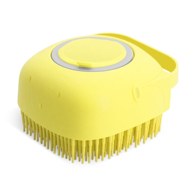 Dog Bath Massage Brush with Shampoo Dispenser - wnkrs