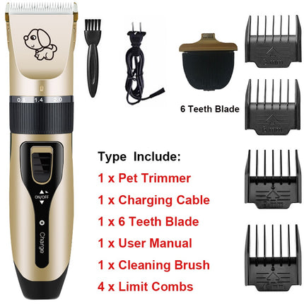 Professional Rechargeable Grooming Pet Hair Trimmer - wnkrs