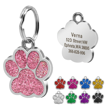 Custom Engraved Stainless Steel Dog Tag - wnkrs