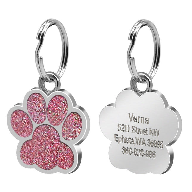 Custom Engraved Stainless Steel Dog Tag - wnkrs