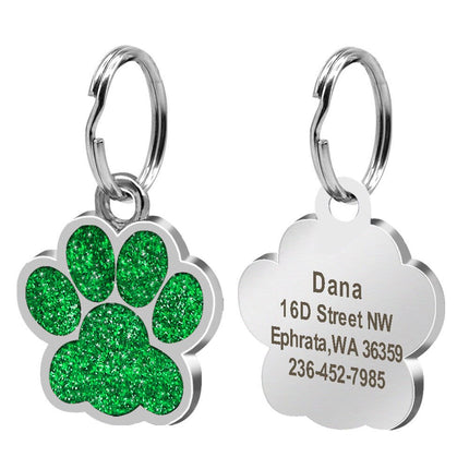 Custom Engraved Stainless Steel Dog Tag - wnkrs