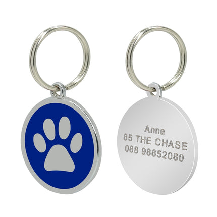 Custom Engraved Stainless Steel Dog Tag - wnkrs