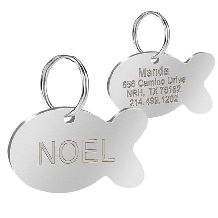 Cat's Crystal Personalized ID Tag - wnkrs