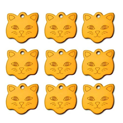 Customized Cat Style Aluminum ID Tags Set - wnkrs