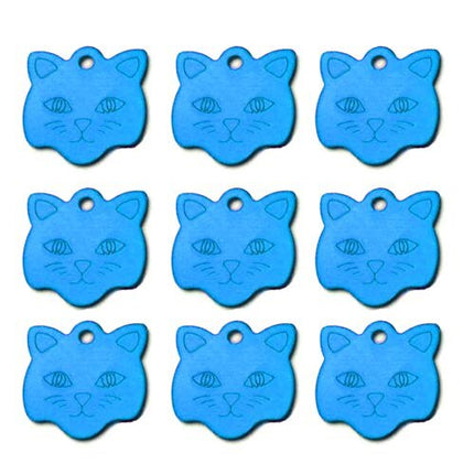 Customized Cat Style Aluminum ID Tags Set - wnkrs