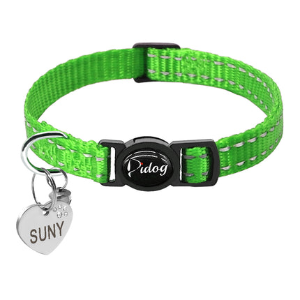 Reflective Kitten Collar with ID Tag - wnkrs