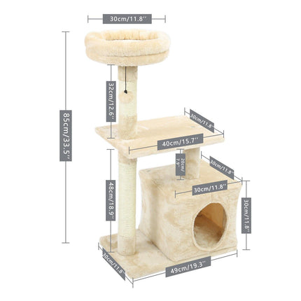 Pet Climbing Frame with Hanging Ball - wnkrs