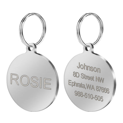 Personalized Stainless Steel Creative Dog’s Tag - wnkrs