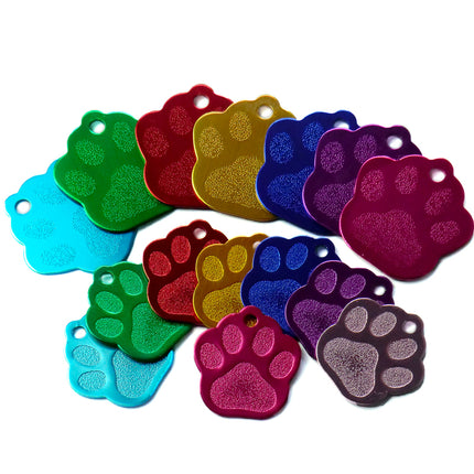 Paw Shaped Pet ID Tags Set - wnkrs