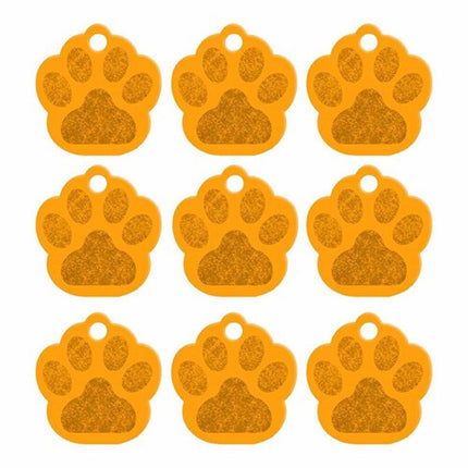 Paw Shaped Pet ID Tags Set - wnkrs