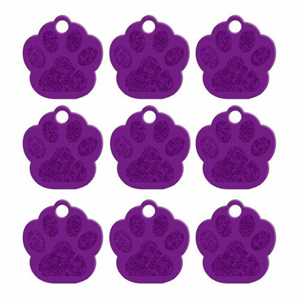 Paw Shaped Pet ID Tags Set - wnkrs