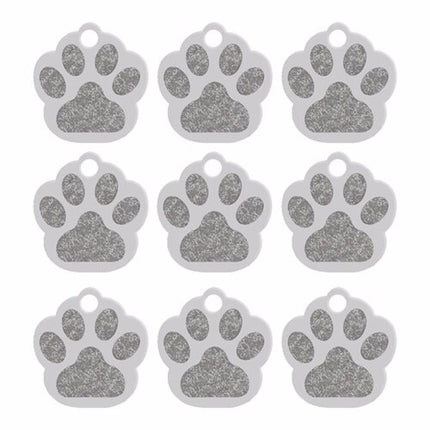 Paw Shaped Pet ID Tags Set - wnkrs