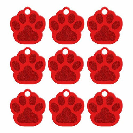 Paw Shaped Pet ID Tags Set - wnkrs