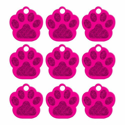 Paw Shaped Pet ID Tags Set - wnkrs