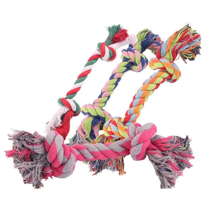 Colorful Cotton Dog Rope Toy - wnkrs