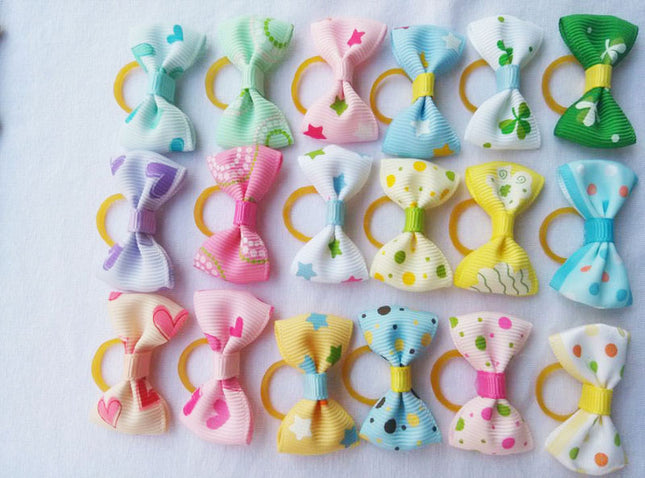 Cute Ribbon Hair Bows for Pets - wnkrs