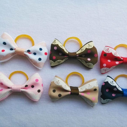 Cute Ribbon Hair Bows for Pets - wnkrs