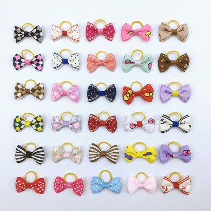 Colorful Pet Hair Bows Set - wnkrs