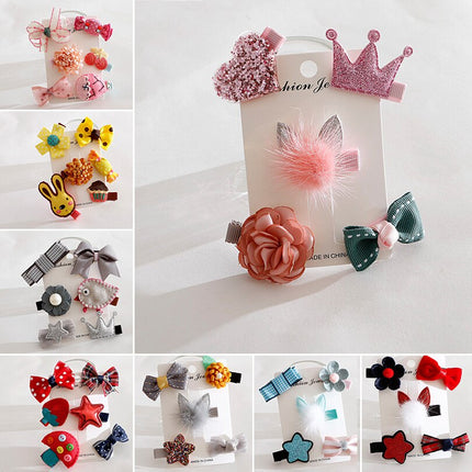 Dog's Kawaii Hair Clips 5 Pcs Set - wnkrs