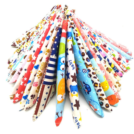 Colorful Patterned Cotton Dog Scarves Set - wnkrs