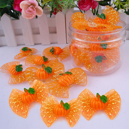 Pet Pumpkin Hair Bows 20 pcs Set - wnkrs