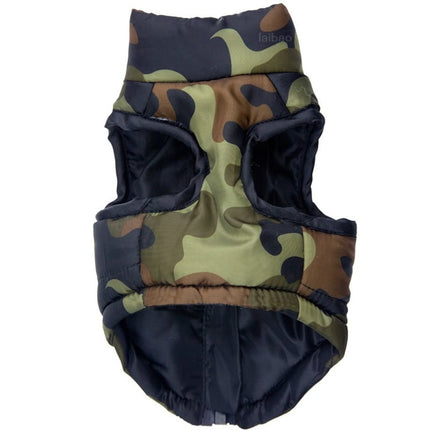 Stylish Warm Waterproof Camouflage Dog's Coat - wnkrs