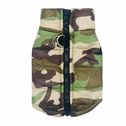 Stylish Warm Waterproof Camouflage Dog's Coat - wnkrs