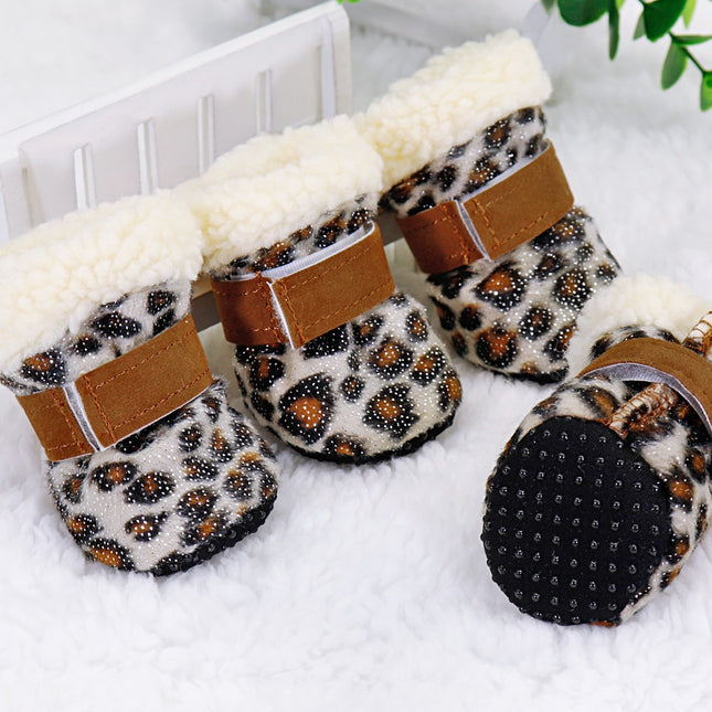 Anti-Slip Winter Dog Shoes 4 pcs Set - wnkrs