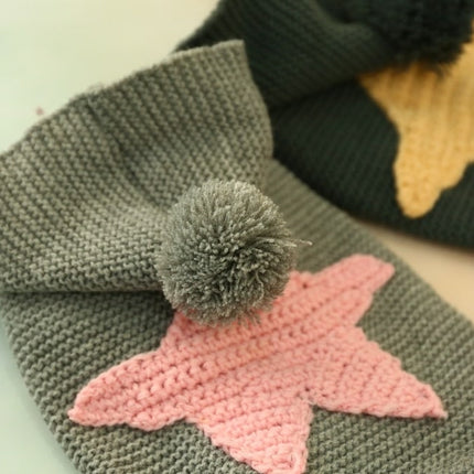 Soft Knitted Hoodie with Starfish and Pompom - wnkrs