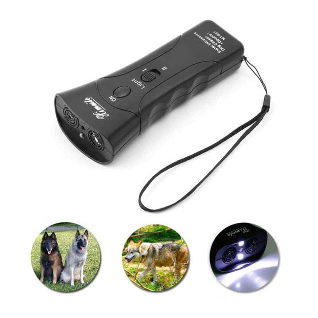 Ultrasonic Dog Training Device with LED Light - wnkrs
