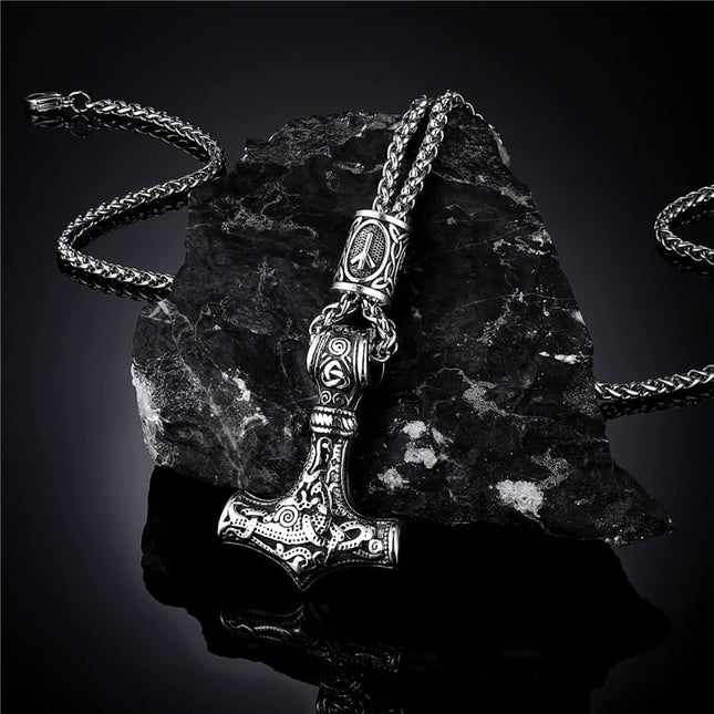 Men's Viking Style Pendant Necklace - Wnkrs