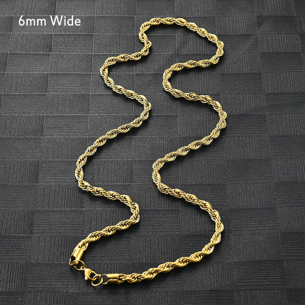 Fashion Spiral Chain Necklace - Wnkrs