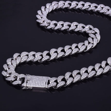 Men's Heavy Zircon Cuban Link Chain - Wnkrs