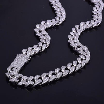 Men's Heavy Zircon Cuban Link Chain - Wnkrs