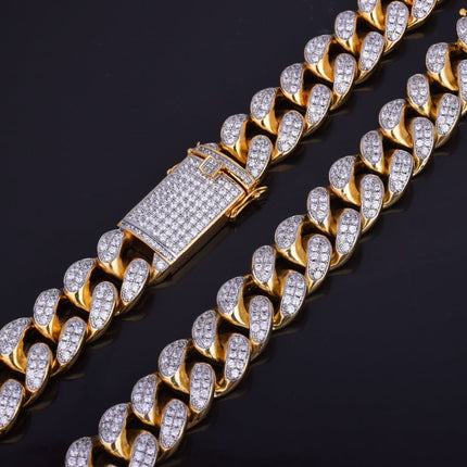 Men's Heavy Zircon Cuban Link Chain - Wnkrs