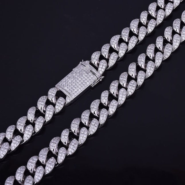 Men's Heavy Zircon Cuban Link Chain - Wnkrs