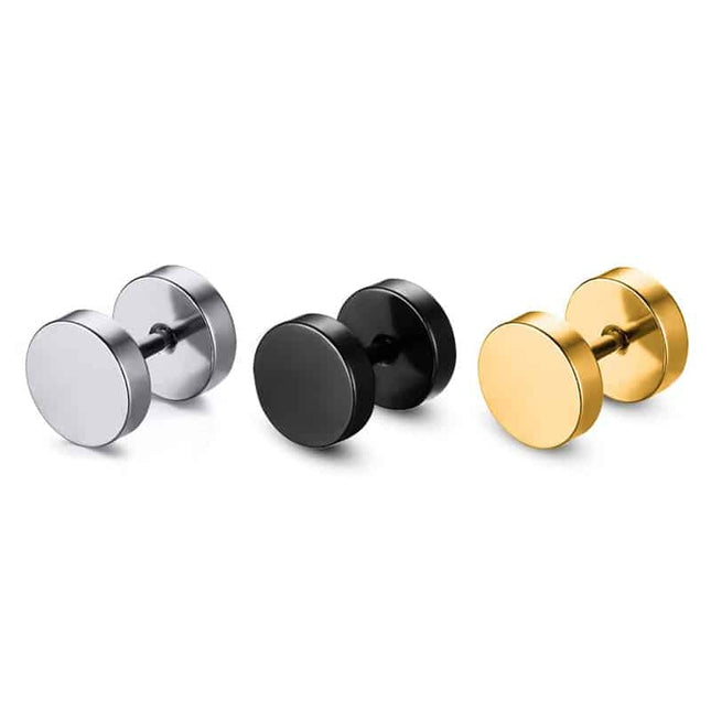 Men's Punk Stud Barbell Earring - Wnkrs