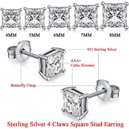 925 Sterling Silver Cubic Zirconia Earrings - wnkrs