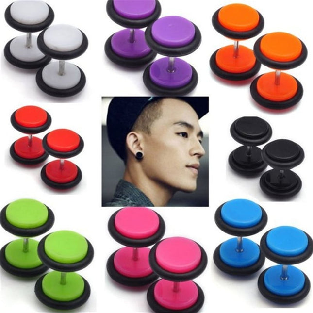 Unisex Colorful Ear Piercing - wnkrs