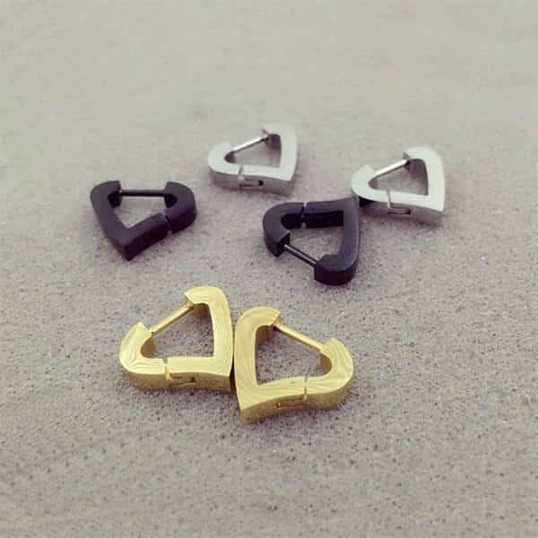 Men's Irregular Shaped Stainless Steel Earring - Wnkrs