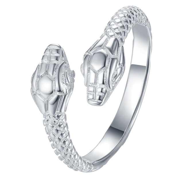 Men's Double Snake Resizable Ring - Wnkrs