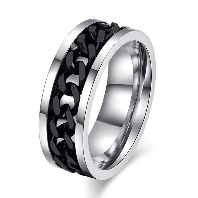 Men's Chain Decor Ring - Wnkrs