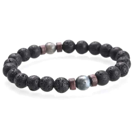 Men's Natural Moonstone Beaded Bracelet - Wnkrs