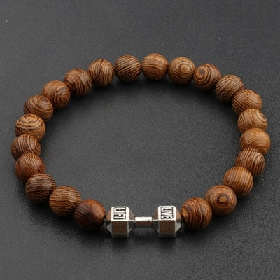 Men's Cross Decorated Beads Bracelet - Wnkrs