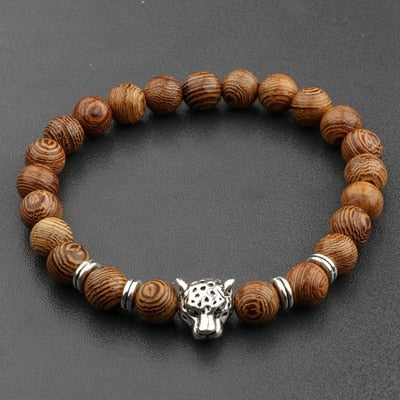 Men's Cross Decorated Beads Bracelet - Wnkrs