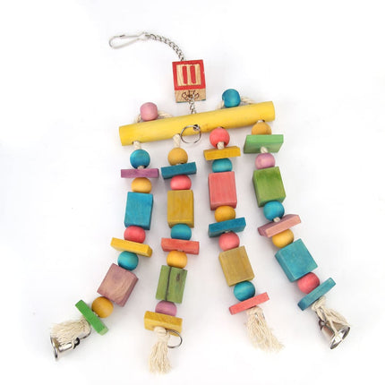 Eco-Friendly Parrot Toy with Bells - wnkrs