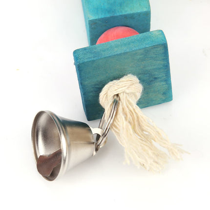 Eco-Friendly Parrot Toy with Bells - wnkrs